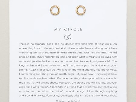 My Circle Stud Earrings For Discount