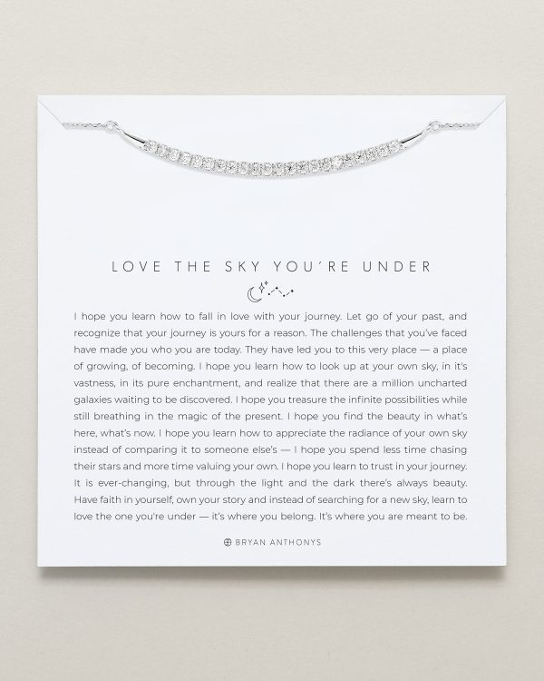 Love The Sky You re Under Pave Necklace Online now