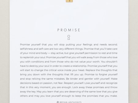 Promise Icon Necklace For Discount