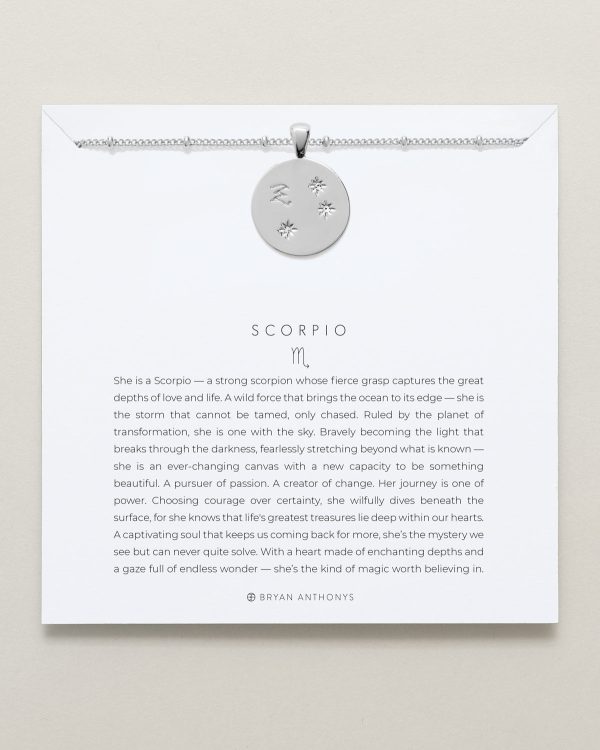 Scorpio — Zodiac Necklace Discount