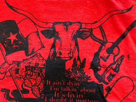 Red Lonesome Dove Tee Cheap