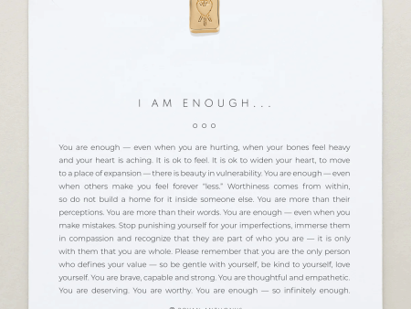 I Am Enough Icon Necklace Online