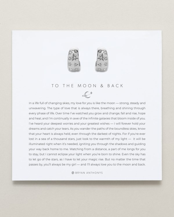 To the Moon and Back Hoop Earrings Sale