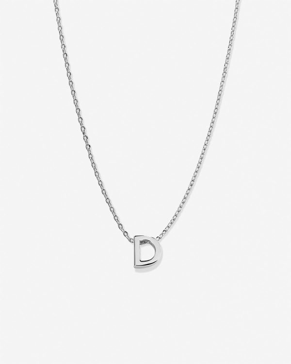 Just For You Initial Necklace — D For Discount