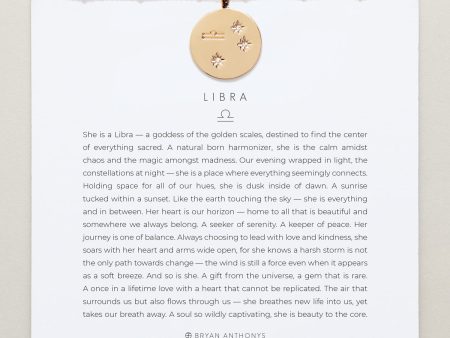 Libra — Zodiac Necklace Cheap