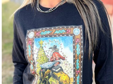 Western Santa Sweatshirt Online Sale