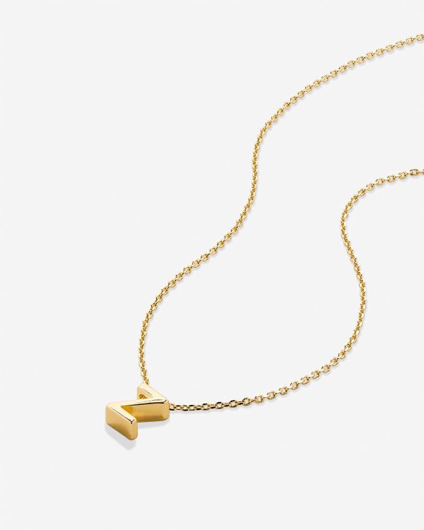 Just For You Initial Necklace — Z For Discount