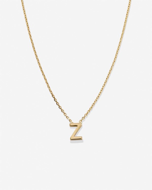 Just For You Initial Necklace — Z For Discount