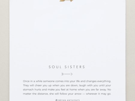 Soul Sisters Icon Arrow Necklace Online