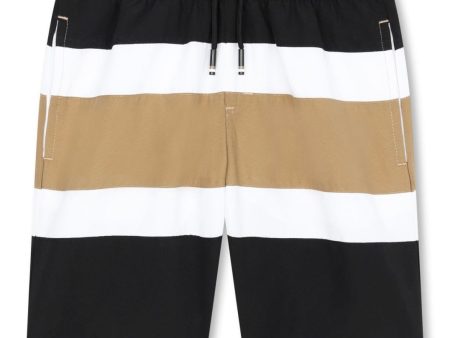 BOSS - Colour Block Swim Short - Black Online Hot Sale