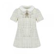 LAPIN HOUSE - Tweed A Line Dress - Cream Online Hot Sale