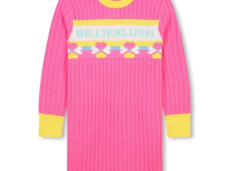 BILLIEBLUSH -Knitted Dress - Pink Supply