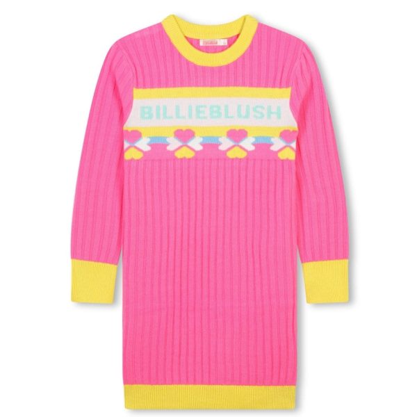 BILLIEBLUSH -Knitted Dress - Pink Supply