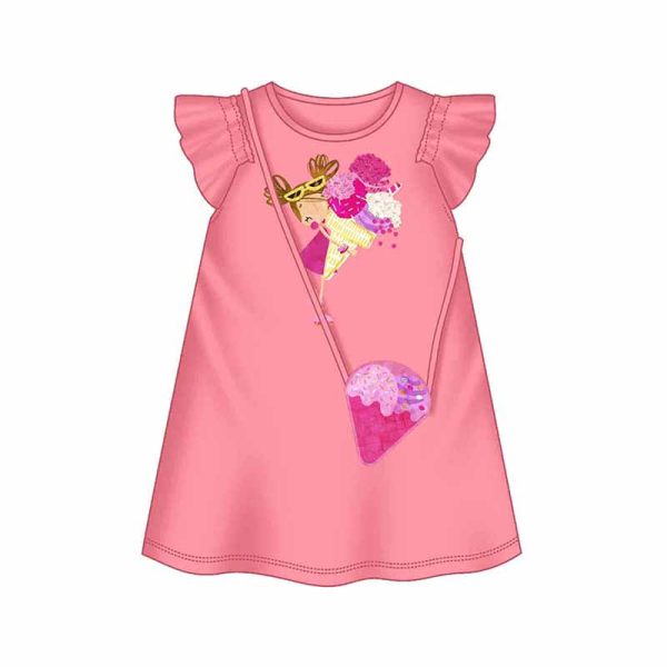 MAYORAL - Ice Cream Dress - Pink Online Hot Sale