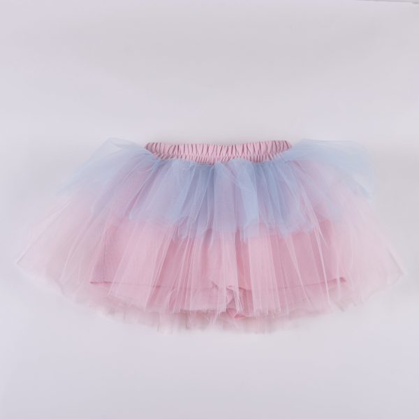 Daga - Swan Lake Tutu Skort Set - Pink Cheap