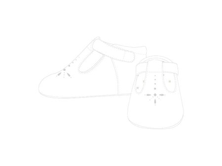 MAYORAL - T Bar Pram Shoe - White Supply