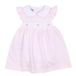 MAGNOLIA BABY - Anna Smocked  Dress Set - Pink on Sale