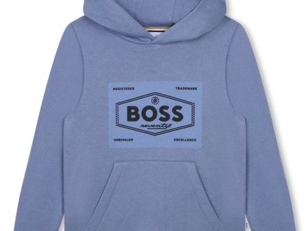 HUGO BOSS - Logo Hoodie -  Blue Online