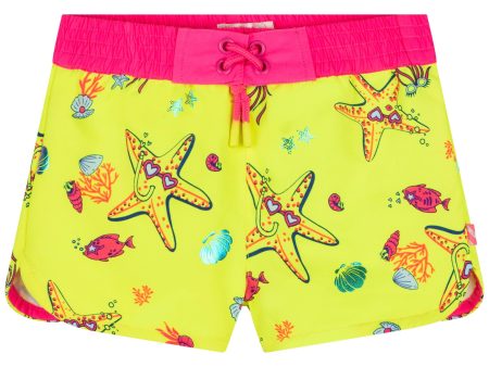 BILLIEBLUSH - Starfish Swim Shorts- Ochre Fashion