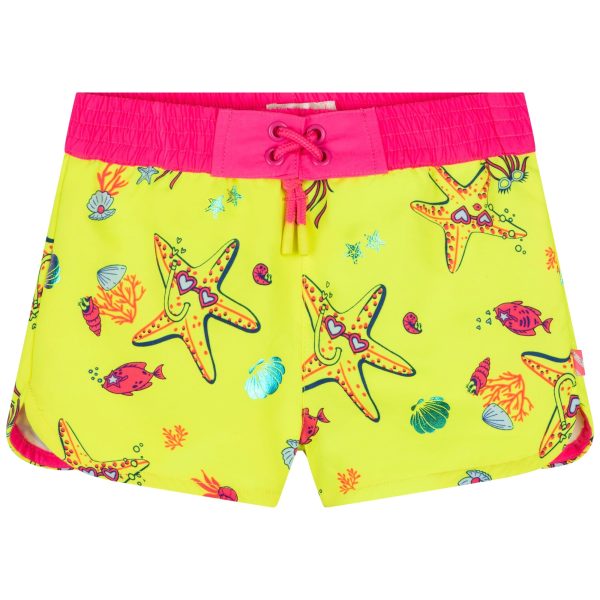 BILLIEBLUSH - Starfish Swim Shorts- Ochre Fashion