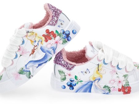 MONNALISA - Alice In Wonderland Trainers - White Online Hot Sale