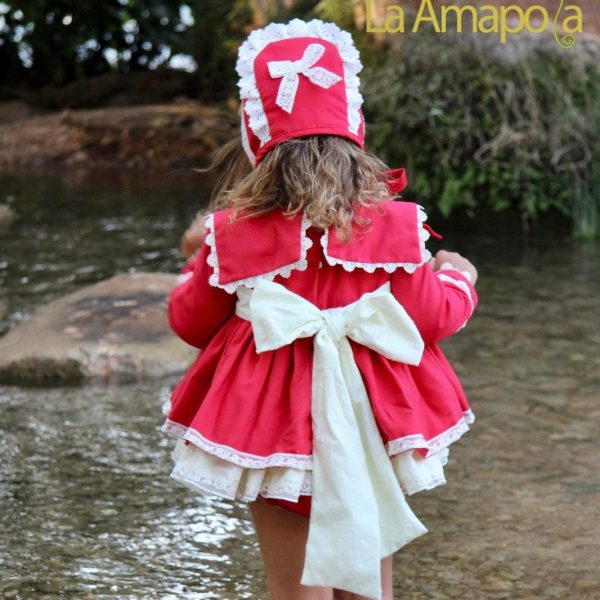 LA AMAPOLA - Valentina Baby Dress - Red Supply