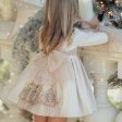 DUERMA SAFILLA - Exclusive Christmas Elegance Dress & Headpiece - Cream Discount