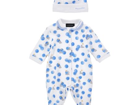 MONNALISA - Seal Babygrow & Hat  - White Hot on Sale