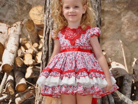 LA AMAPOLA - Martina Baby Dress - Red Online