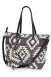 Western Weekend Tote Bag in Black For Discount