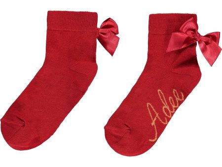 A DEE - A Dee Queen Cali Ankle Socks  - Red Online