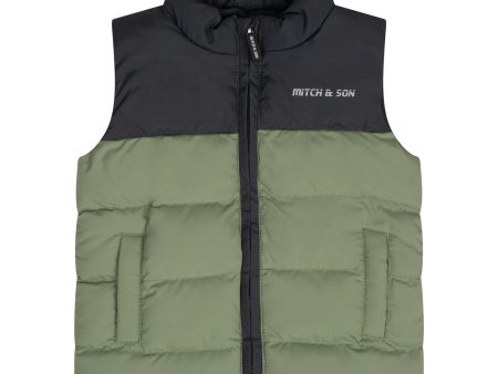 MITCH & SON - Cameron Gilet - Khaki Sale