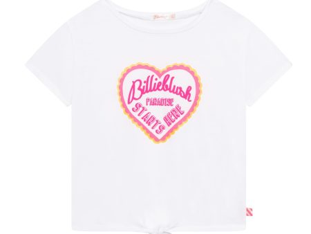 BILLIEBLUSH - Heart Top - White on Sale