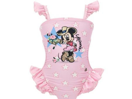 MONNALISA - Minnie Swimsuit - Pink For Sale