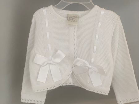 PRETTY ORIGINALS - Bow Cardigan  - White Online