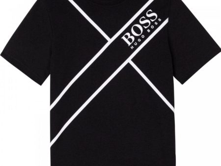 HUGO BOSS - Short Sleeve T - Black Fashion