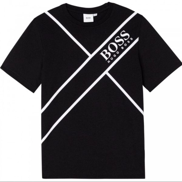 HUGO BOSS - Short Sleeve T - Black Fashion