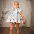 LA AMAPOLA - Paradise  Baby Dress & Bonnet - Pink Hot on Sale