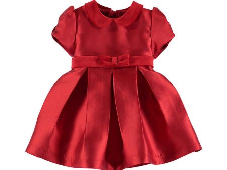 MAYORAL - Taffeta Dress - Red Online Hot Sale