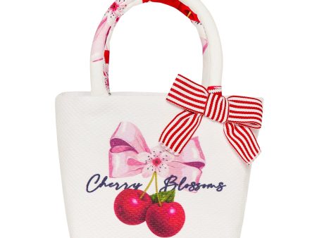 BALLOON CHIC - Cherry Handbag - White Sale