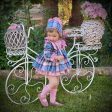 LA AMAPOLA - Cristel Baby Dress & Bonnet - Blue For Cheap