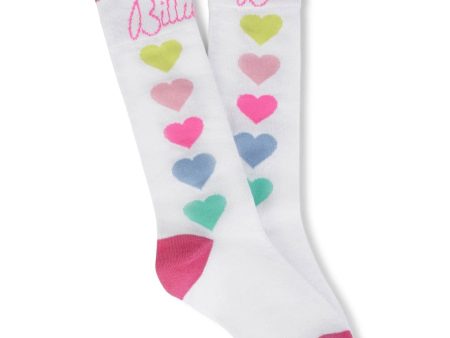 BILLIEBLUSH -  Long Socks - White Online now