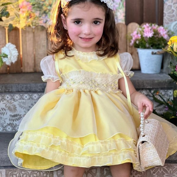 SONATA  - Olivia Easter Dress - Yellow Fashion