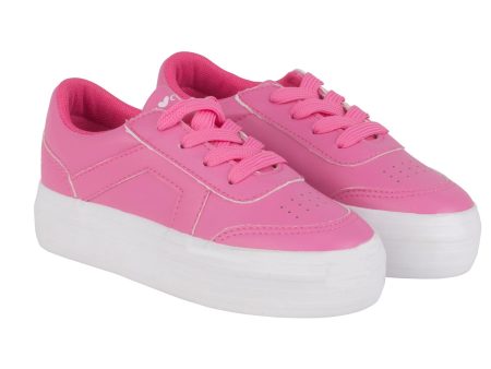 A DEE - Star Love Patty Platform Trainer - Hot Pink Hot on Sale