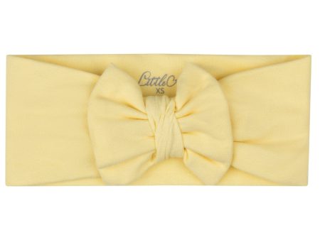 LITTLE A - Jeanie Pastel Hearts Headband - Lemon Online now