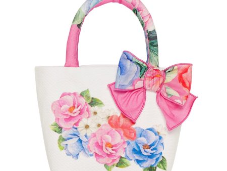 BALLOON CHIC - Floral Handbag - Pink Online Hot Sale