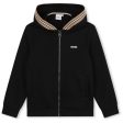 BOSS - Zip Hoodie Logo Tracksuit  -  Black Hot on Sale