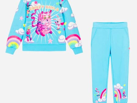 BILLIEBLUSH - Crazy Girls Tracksuit - Blue For Discount