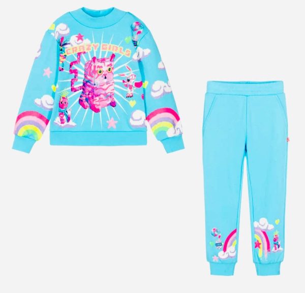 BILLIEBLUSH - Crazy Girls Tracksuit - Blue For Discount