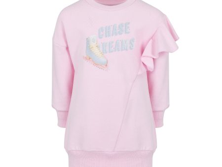 LAPIN HOUSE - Chase Dreams Jumper Dress - Pink Online Sale